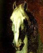 charles emile callande tete de cheval blanc Spain oil painting artist